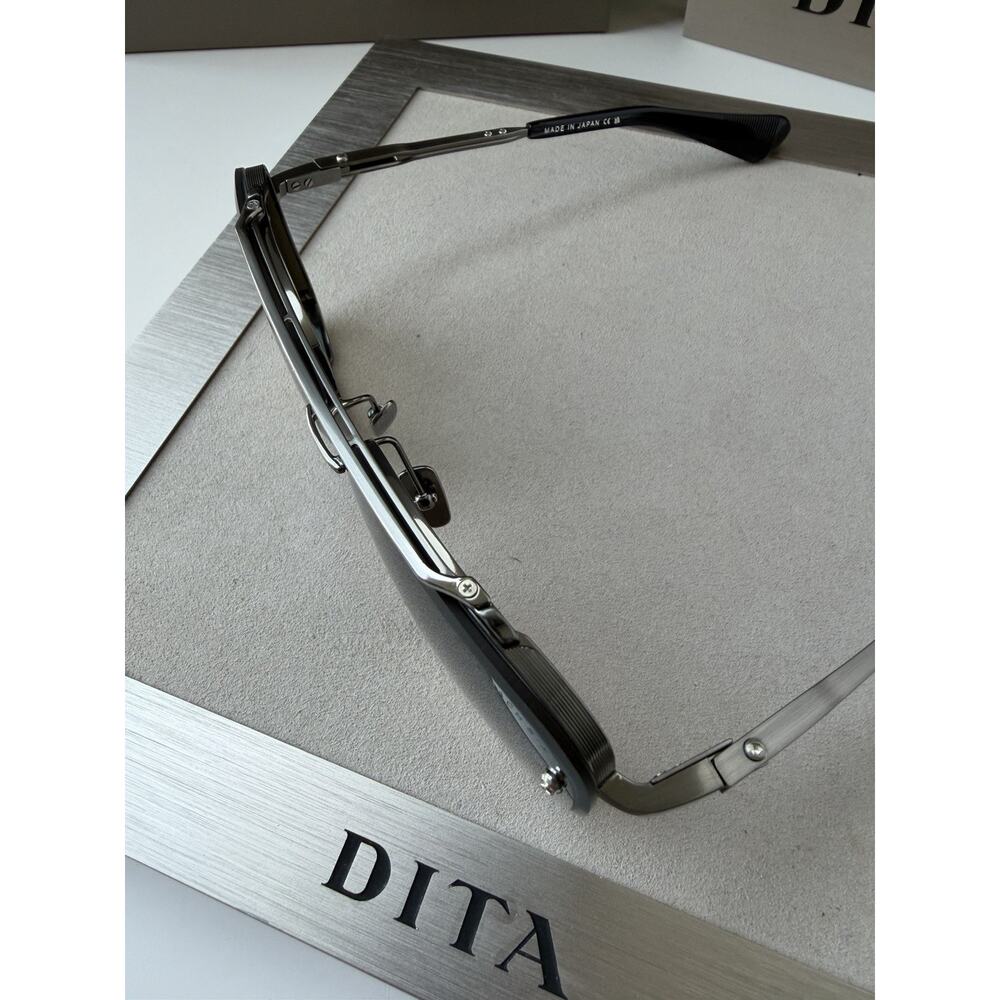 DITA MACH SIX 121-08 Antique Silver Titanium Blue Gradient Sunglasses AUTHENTIC - Picture 14 of 16